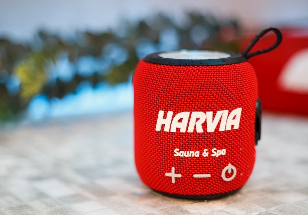 Harvia SAC80500 Waterproof Harvia Speaker | Red
