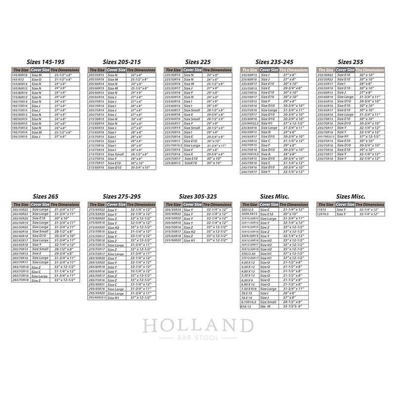 Holland Bar Stool Official Logo Tire Shade