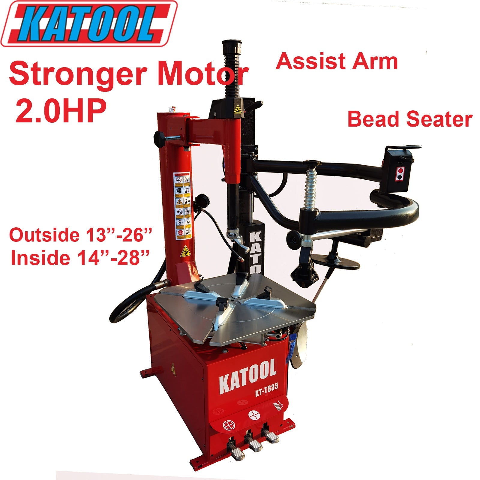 Combo 13: Tire Changer KT-T835 & Wheel Balancer KT-B700