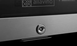 Allavino Cascina Series 55 Bottle Single Zone Freestanding Wine Refrigerator Cooler with Stainless Steel Door