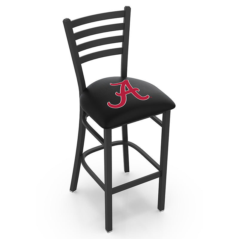 Holland Bar Stool L004 Jackie 1 Ladder Back Logo Stationary Bar Stool