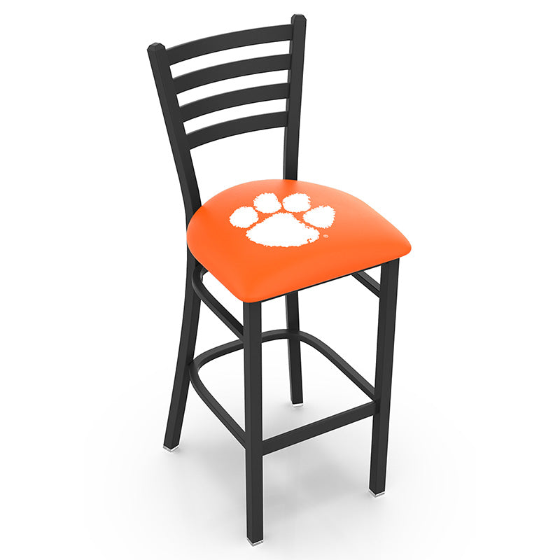 Holland Bar Stool L004 Jackie 1 Ladder Back Logo Stationary Bar Stool