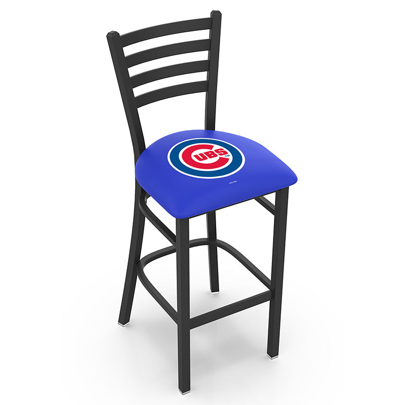 Holland Bar Stool L004 Jackie 1 Ladder Back Logo Stationary Bar Stool