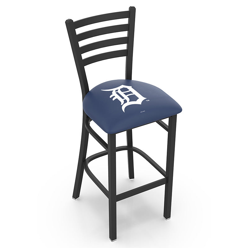 Holland Bar Stool L004 Jackie 1 Ladder Back Logo Stationary Bar Stool