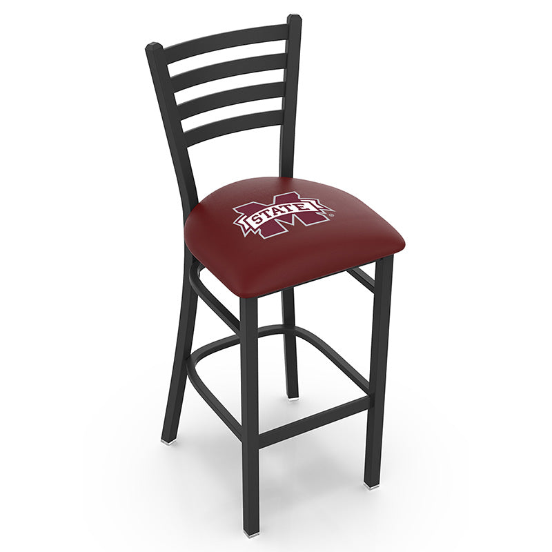 Holland Bar Stool L004 Jackie 1 Ladder Back Logo Stationary Bar Stool