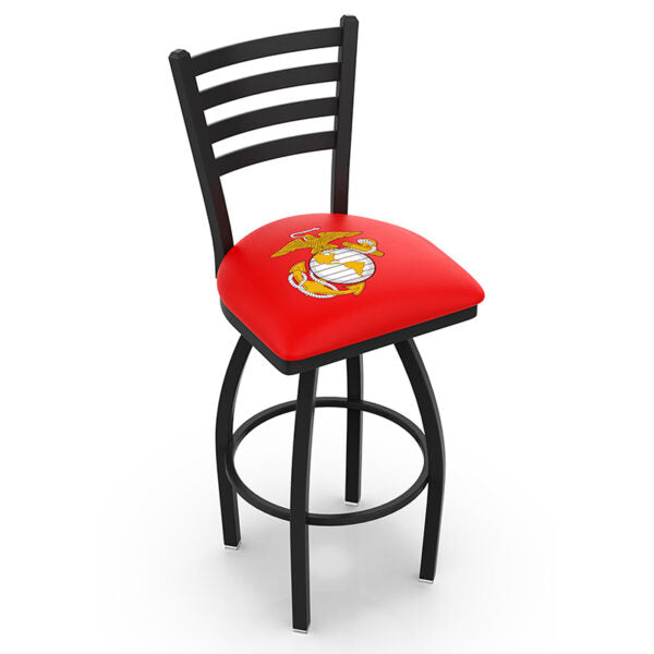 Holland Bar Stool L014 Logo Jackie 2 Ladder Back Swivel Chair