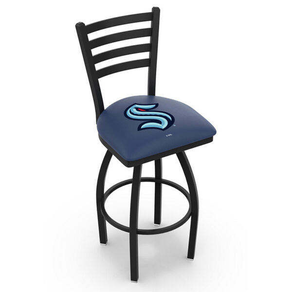 Holland Bar Stool L014 Logo Jackie 2 Ladder Back Swivel Chair