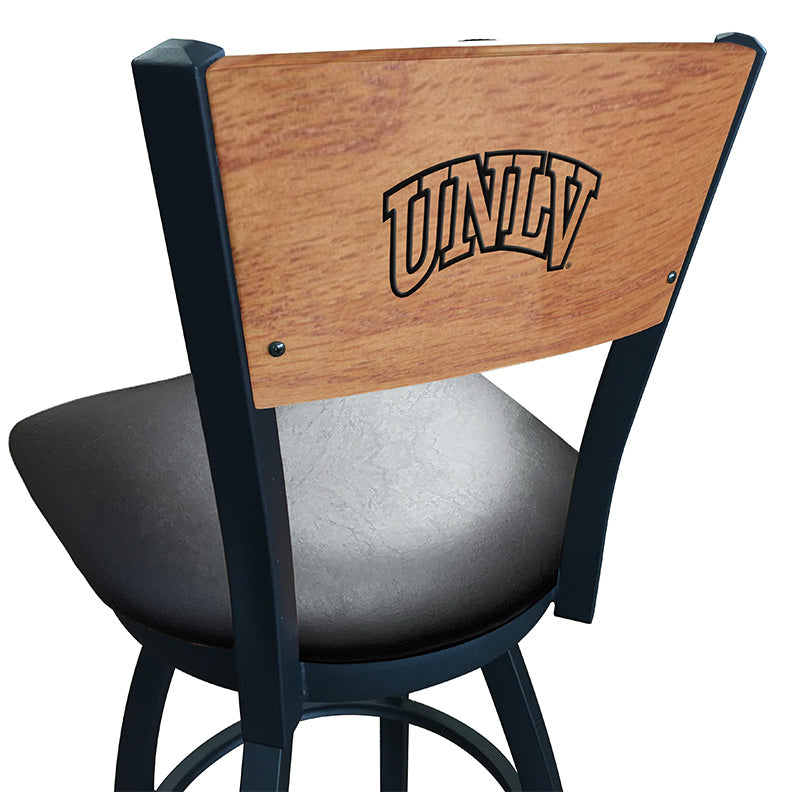 Holland Bar Stool L038 Logo Voltaire 2 Wood Back Swivel Bar Stool