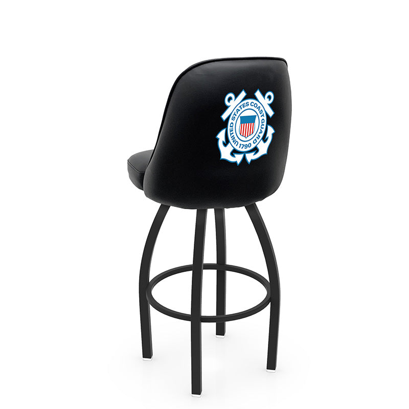 Holland Bar Stool L048 Logo Grizzly 1 Bucket Swivel Bar Stool