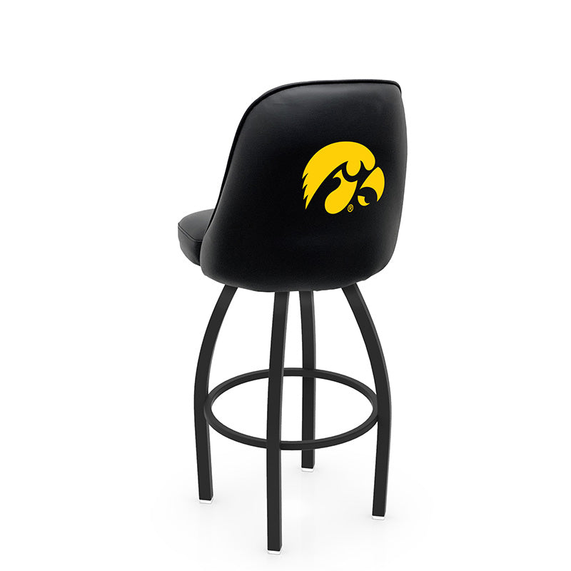 Holland Bar Stool L048 Logo Grizzly 1 Bucket Swivel Bar Stool