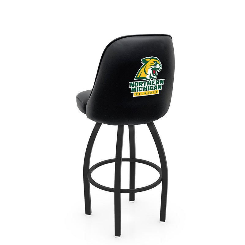 Holland Bar Stool L048 Logo Grizzly 1 Bucket Swivel Bar Stool