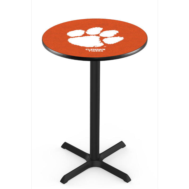 Holland Bar Stool L211 Logo Black Wrinkle X Base Table