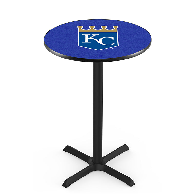 Holland Bar Stool L211 Logo Black Wrinkle X Base Table