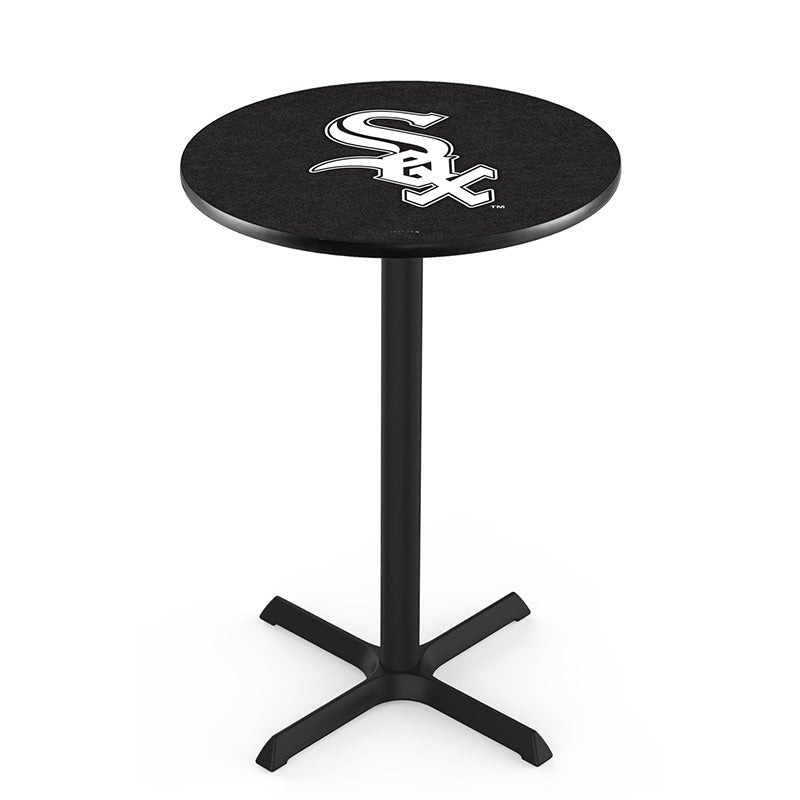 Holland Bar Stool L211 Logo Black Wrinkle X Base Table