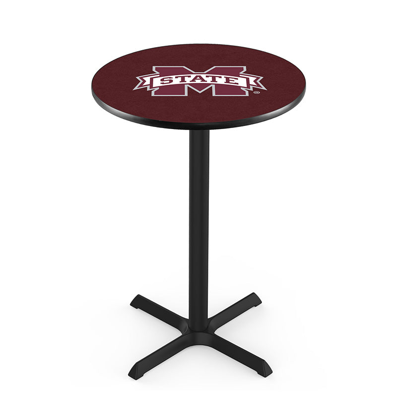 Holland Bar Stool L211 Logo Black Wrinkle X Base Table