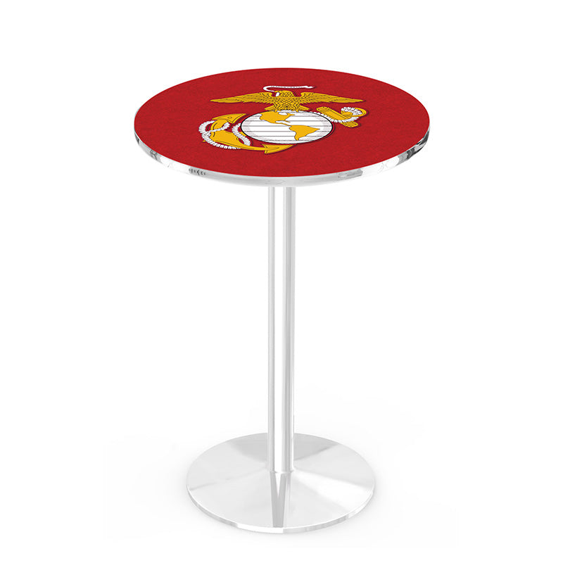 Holland Bar Stool L214 Logo Round Base Table