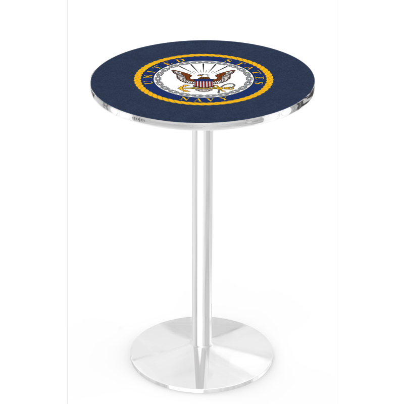 Holland Bar Stool L214 Logo Round Base Table