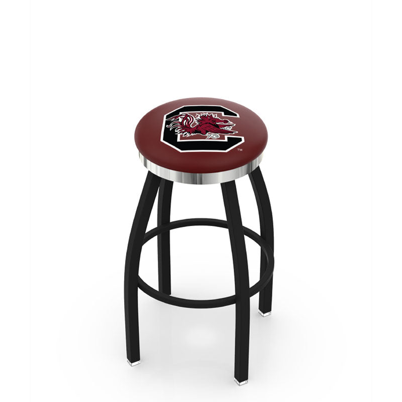 Holland Bar Stool L8B2C Logo Contemporary Backless Swivel Stool with Chrome Ring