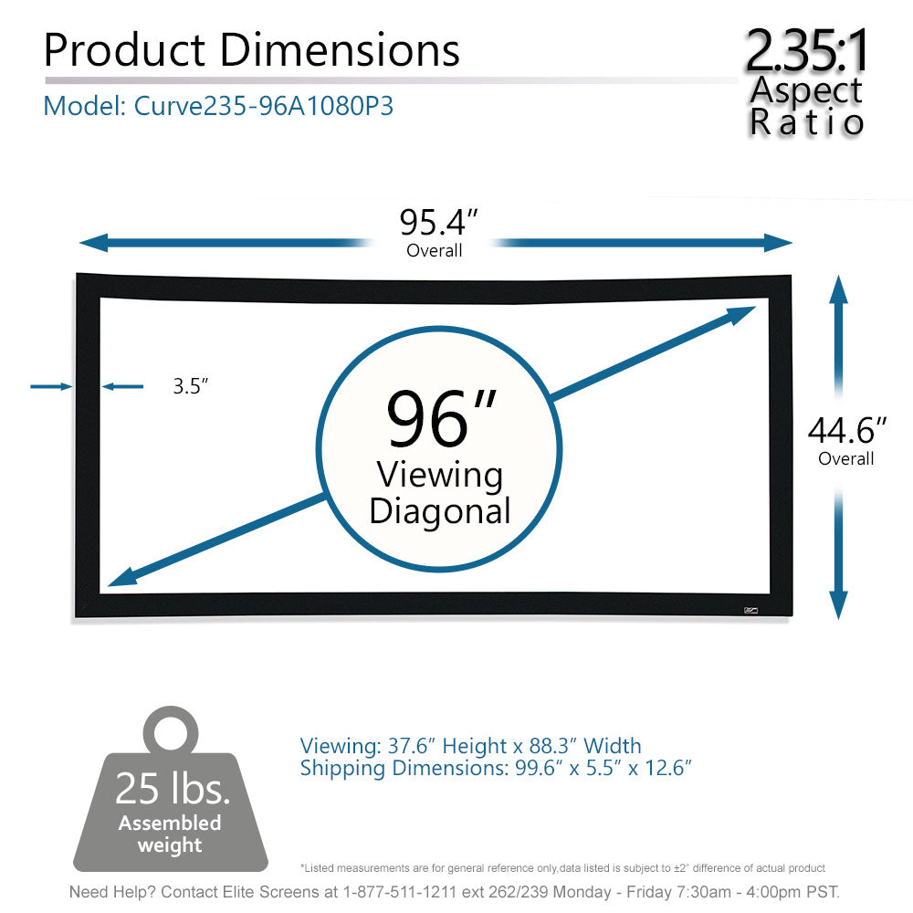Elite Screens Lunette Series