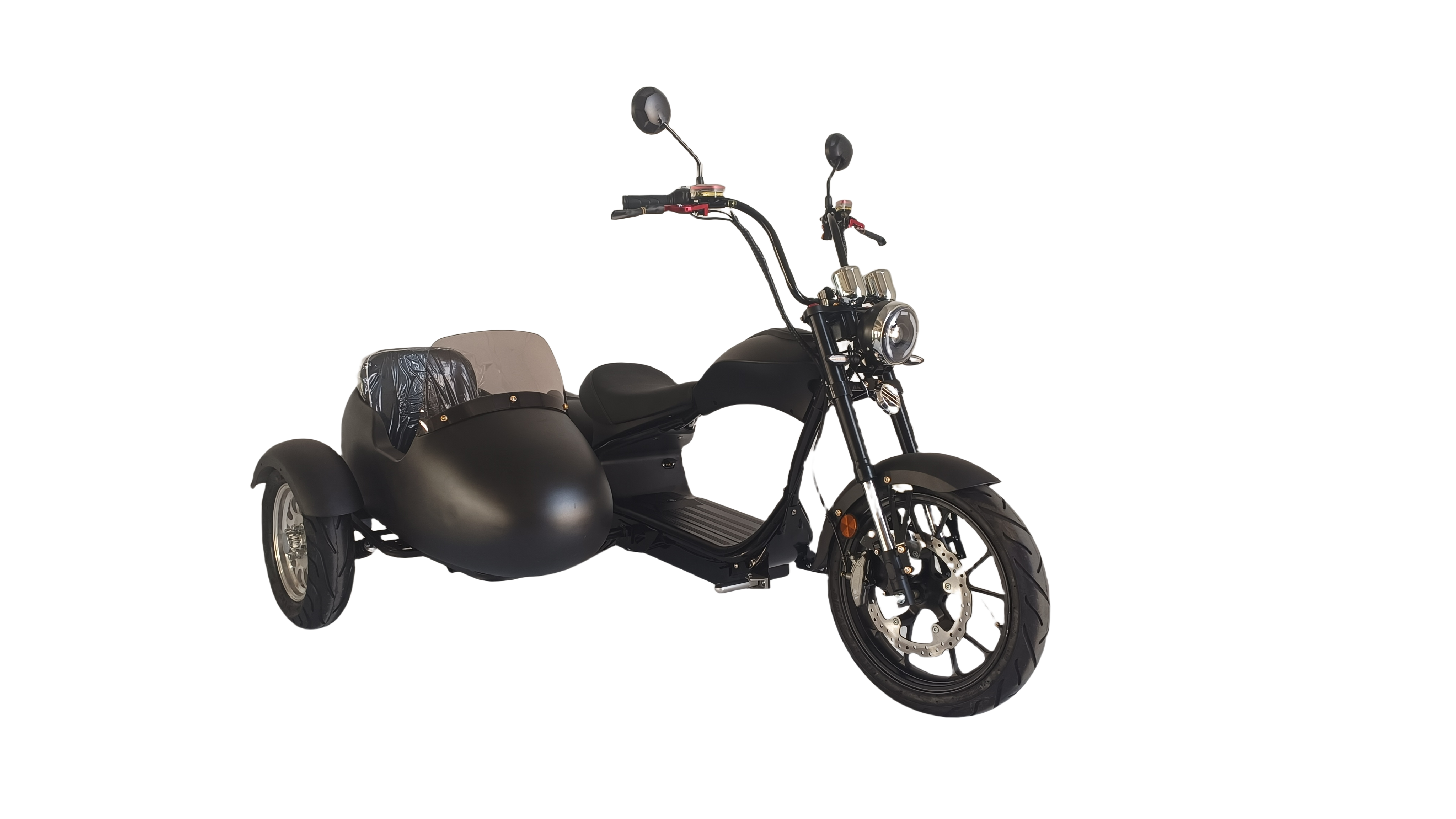 SoverSky 4000w-45MPH SoverSky MH3 Lithium Chopper Scooter Electric Motorcycle