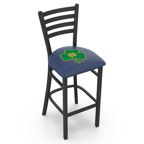 Holland Bar Stool L004 Jackie 1 Ladder Back Logo Stationary Bar Stool