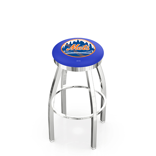 Holland Bar Stool L8C2C Logo Contemporary Chrome Backless Swivel Stool