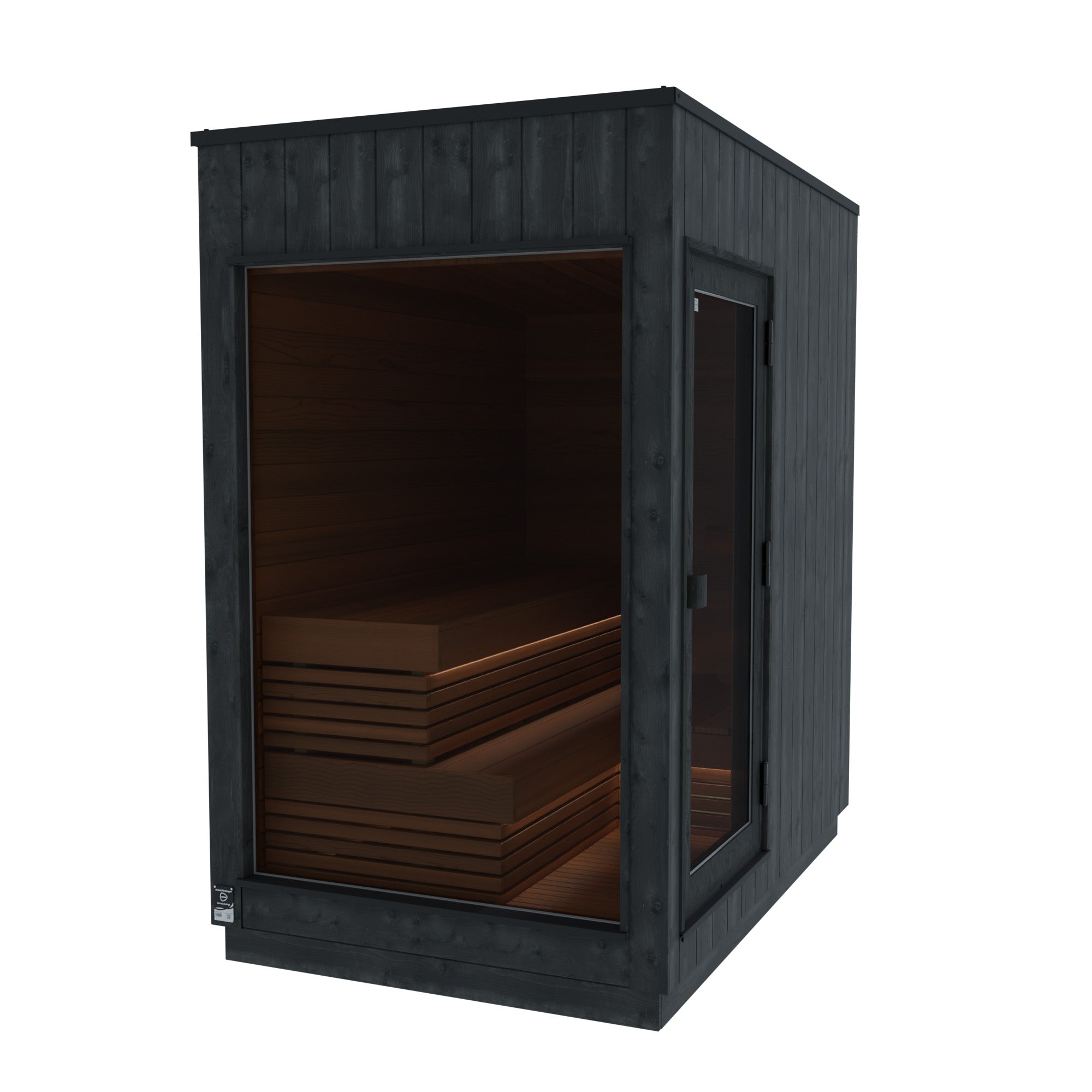 ThermaSol Nordic Misty - Dark Nordic Spruce, 2-6 Person, Outdoor Sauna