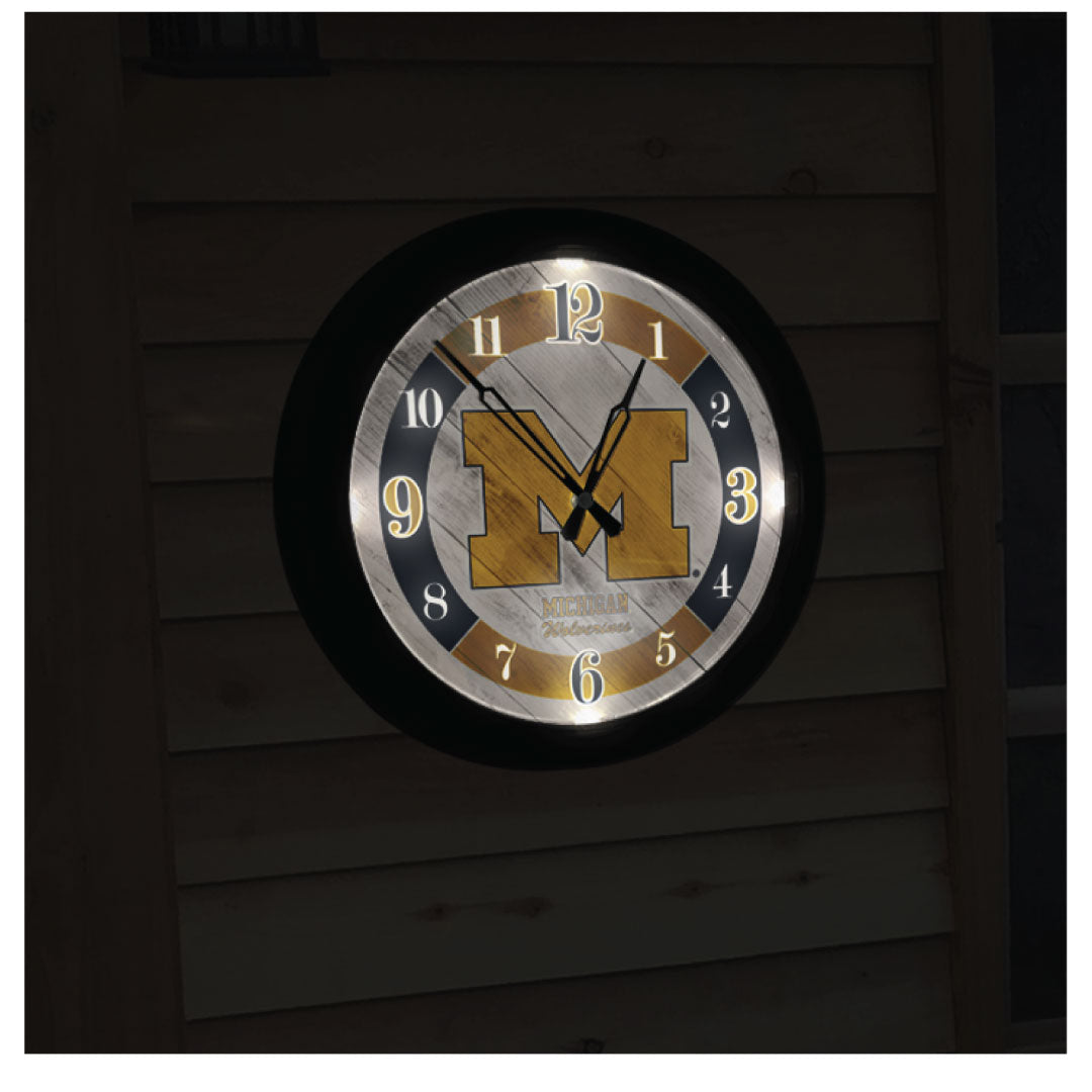 Holland Bar Stool Official Logo Indoor/Outdoor LED Clock