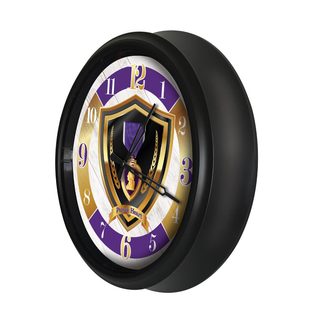 Holland Bar Stool Official Logo Indoor/Outdoor LED Clock
