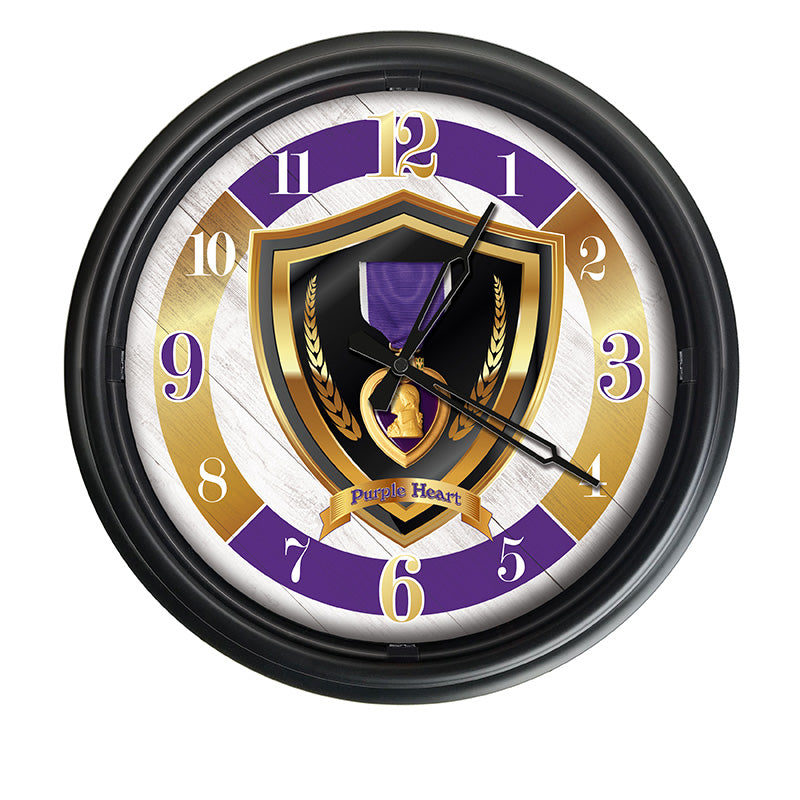Holland Bar Stool Official Logo Indoor/Outdoor LED Clock