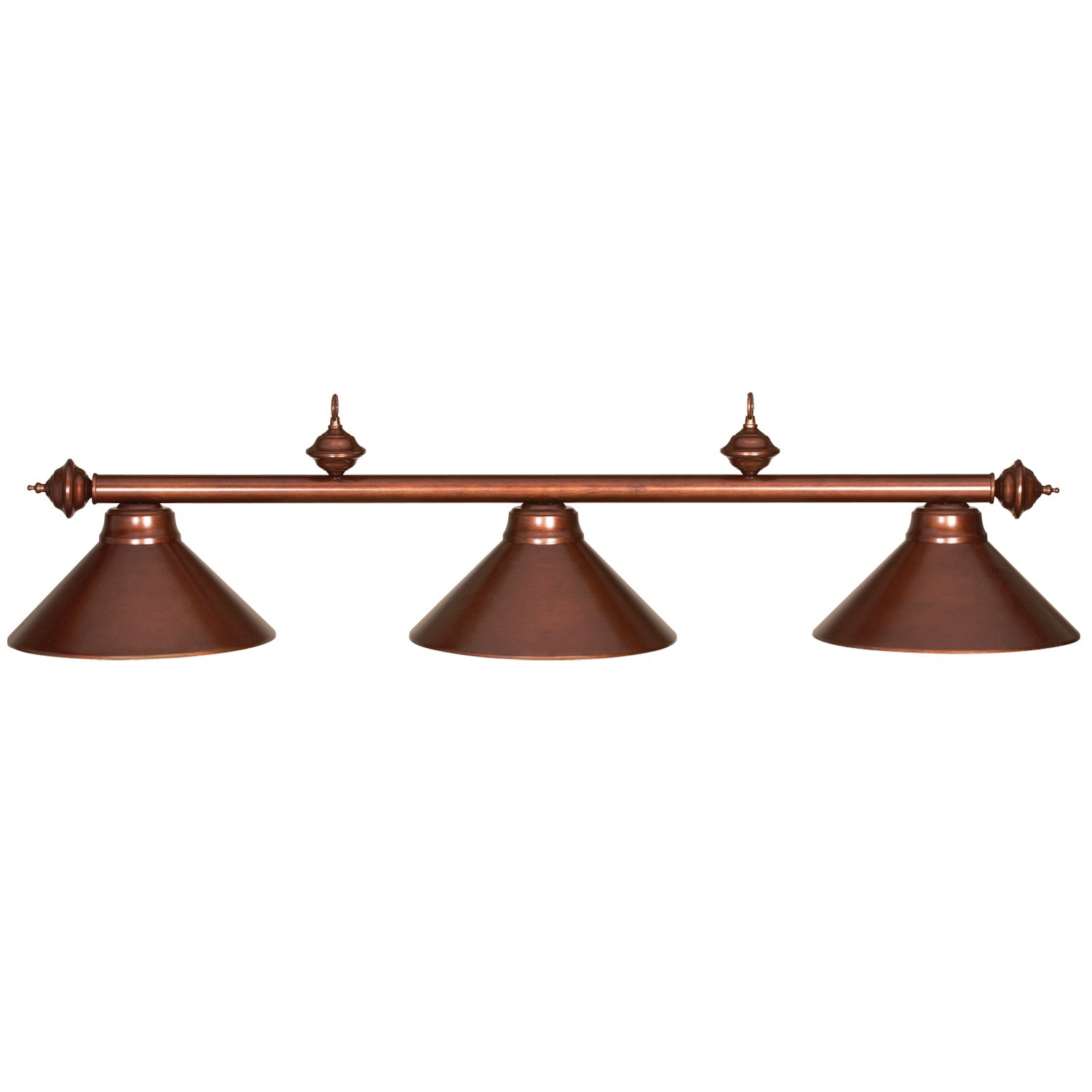 Ram Game Room - 3 Shade Metal Billiard Fixture (PR54)
