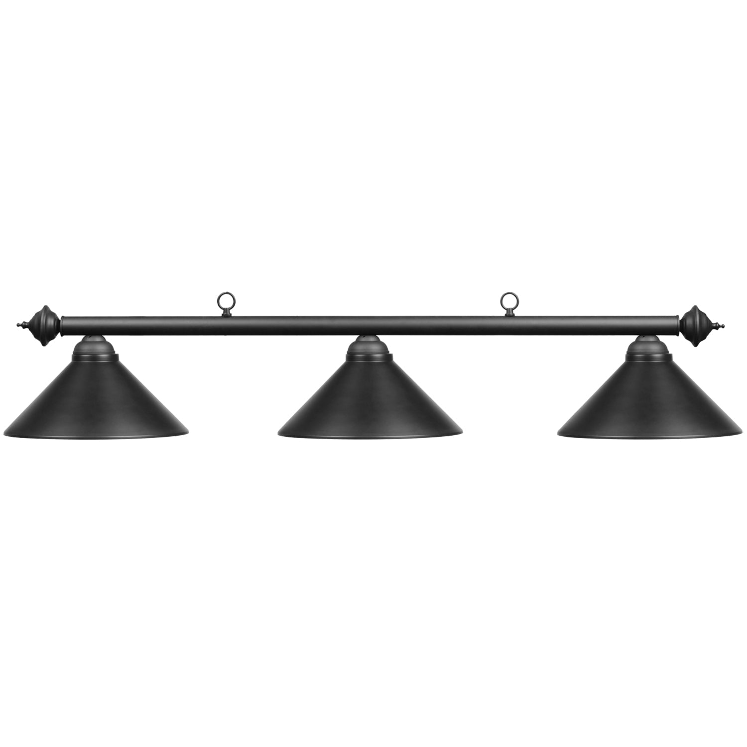 Ram Game Room - 3 Shade Metal Billiard Fixture (PR54)
