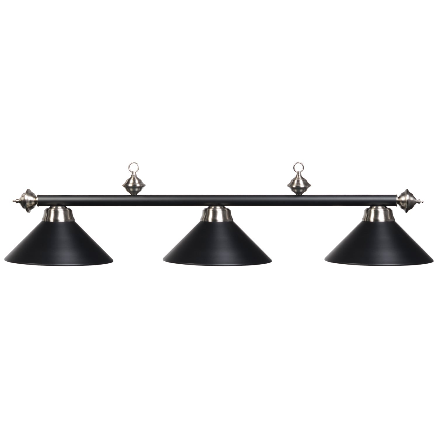 Ram Game Room - 3 Shade Metal Billiard Fixture (PR54)