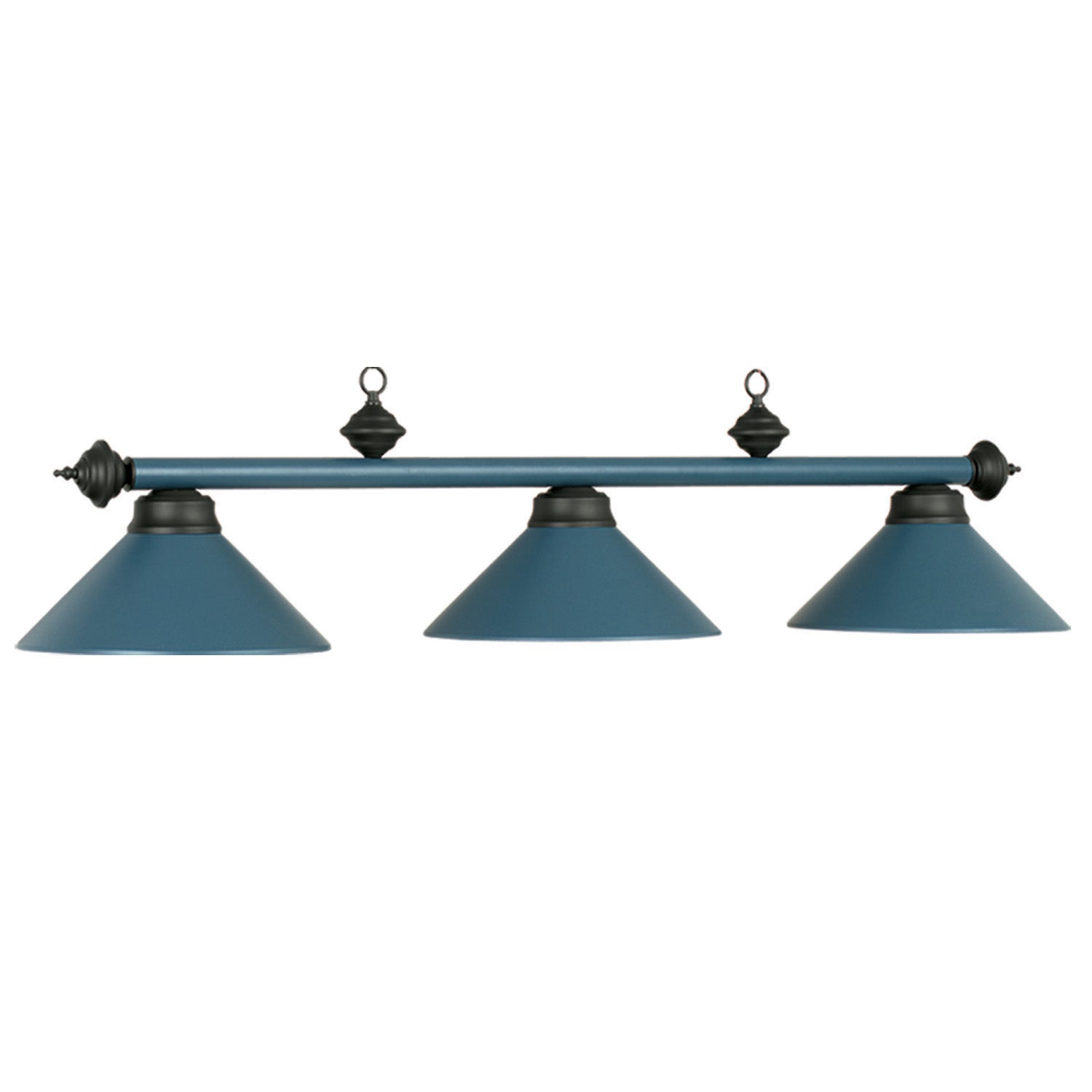 Ram Game Room - 3 Shade Metal Billiard Fixture (PR54)
