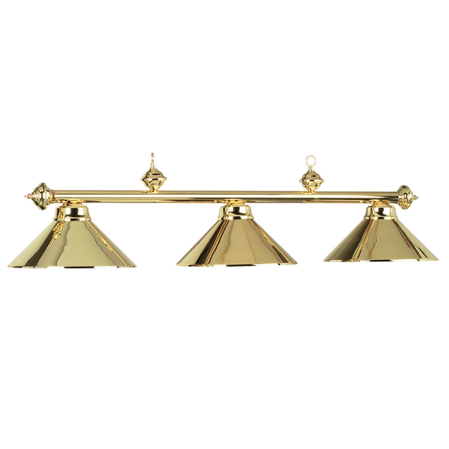 Ram Game Room - 3 Shade Metal Billiard Fixture (PR54)