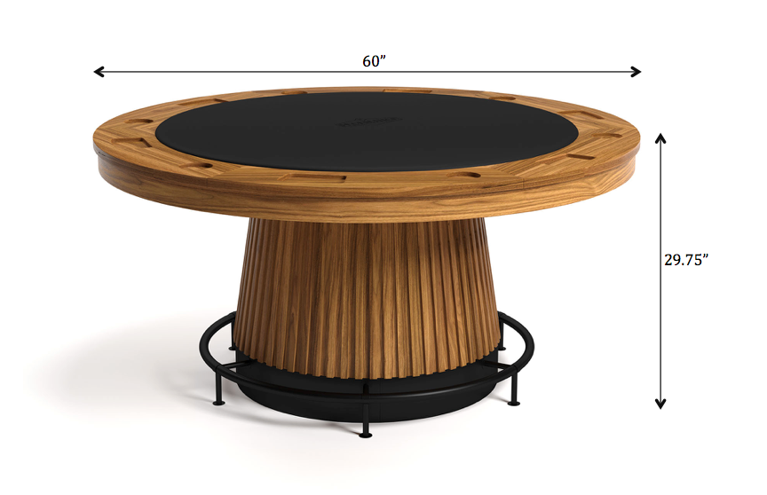 Ram Game Room Prohibition 60" Poker Table (PRO60TBL)