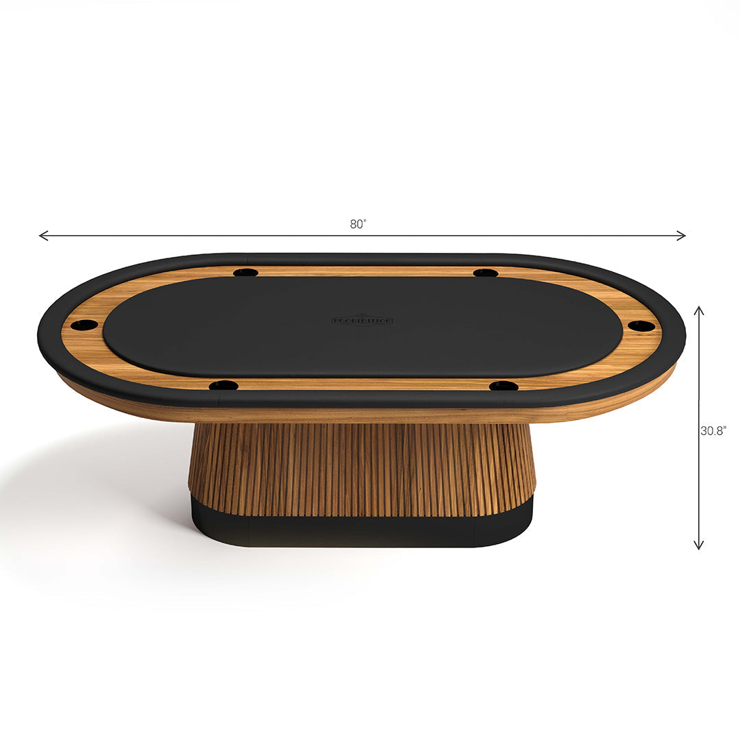 Ram Game Room Prohibition Texas Hold'em Poker Table (PRO84TXTBL)