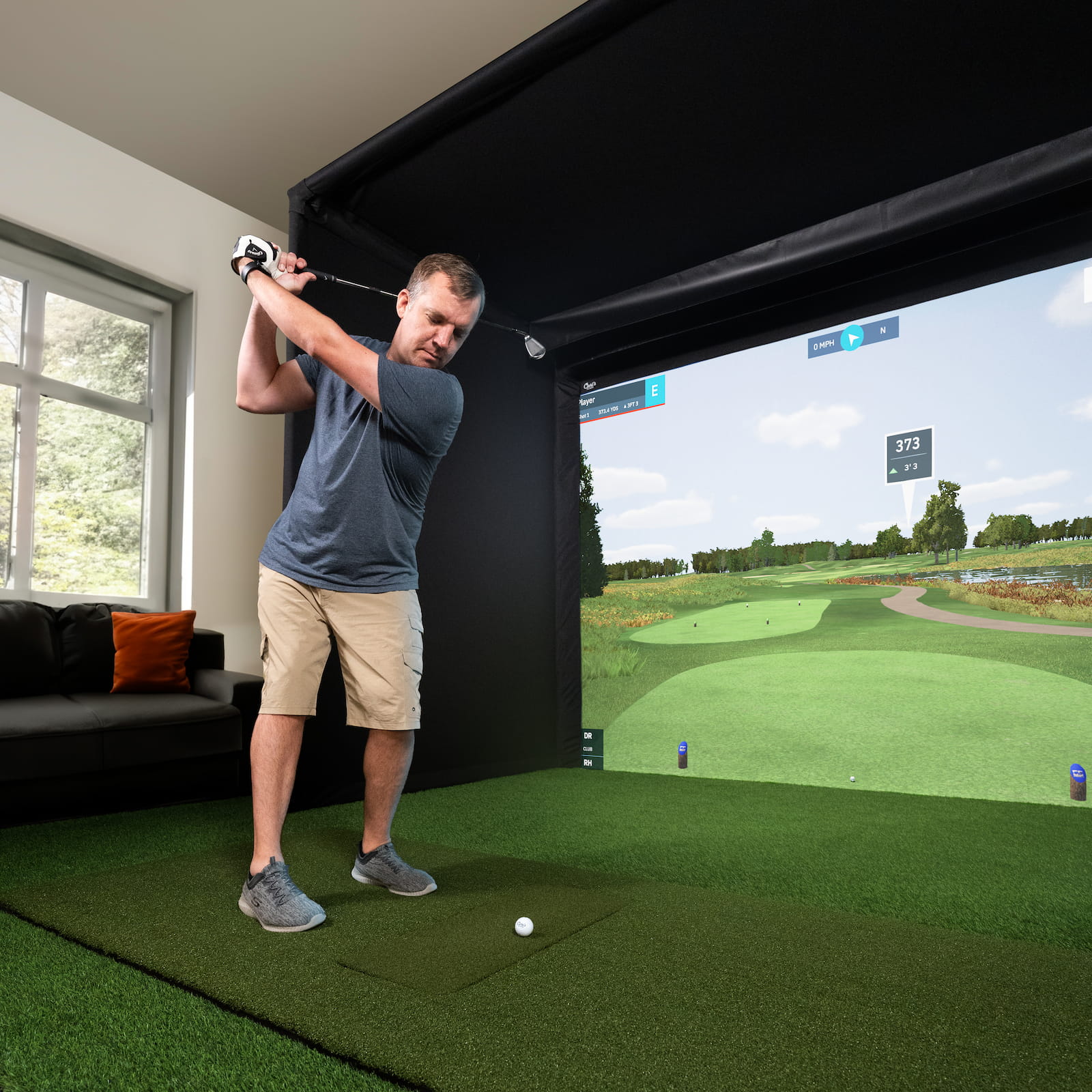 Carl’s Place Pro Golf Enclosure Kit with Impact Screen