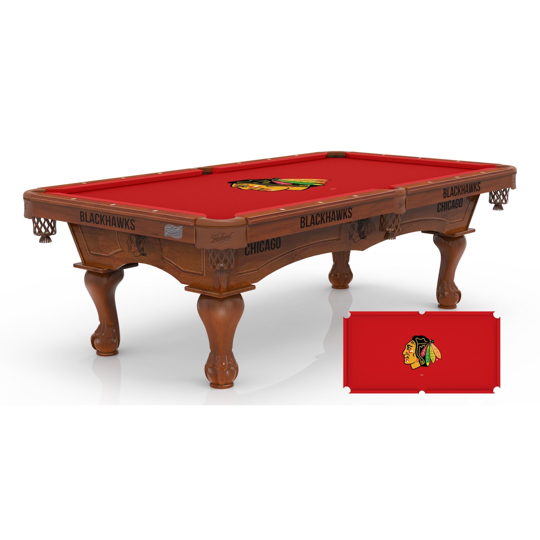 Holland Bar Stool Official Logo Billiard Table - National Hockey League (NHL) Licensed Logos