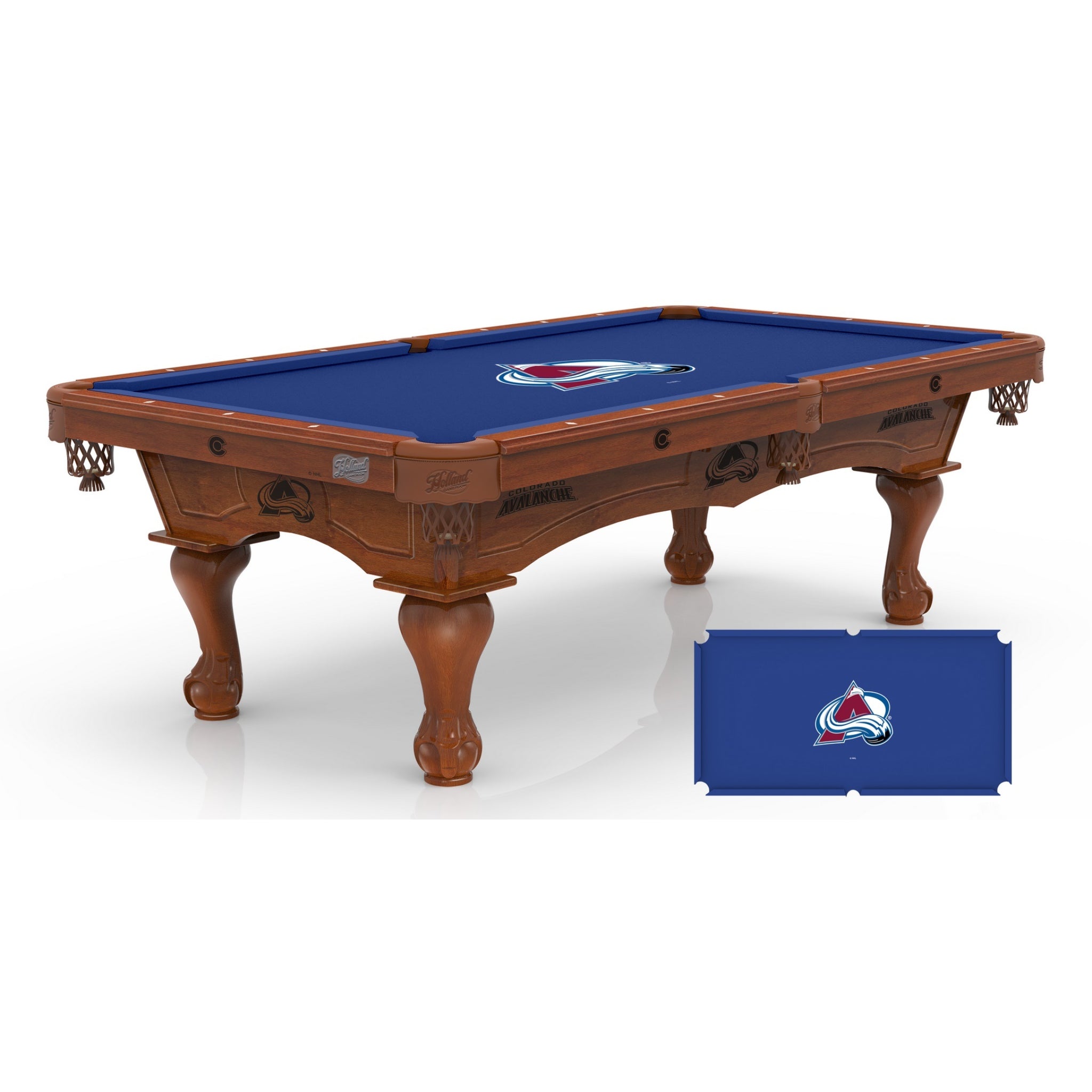 Holland Bar Stool Official Logo Billiard Table - National Hockey League (NHL) Licensed Logos
