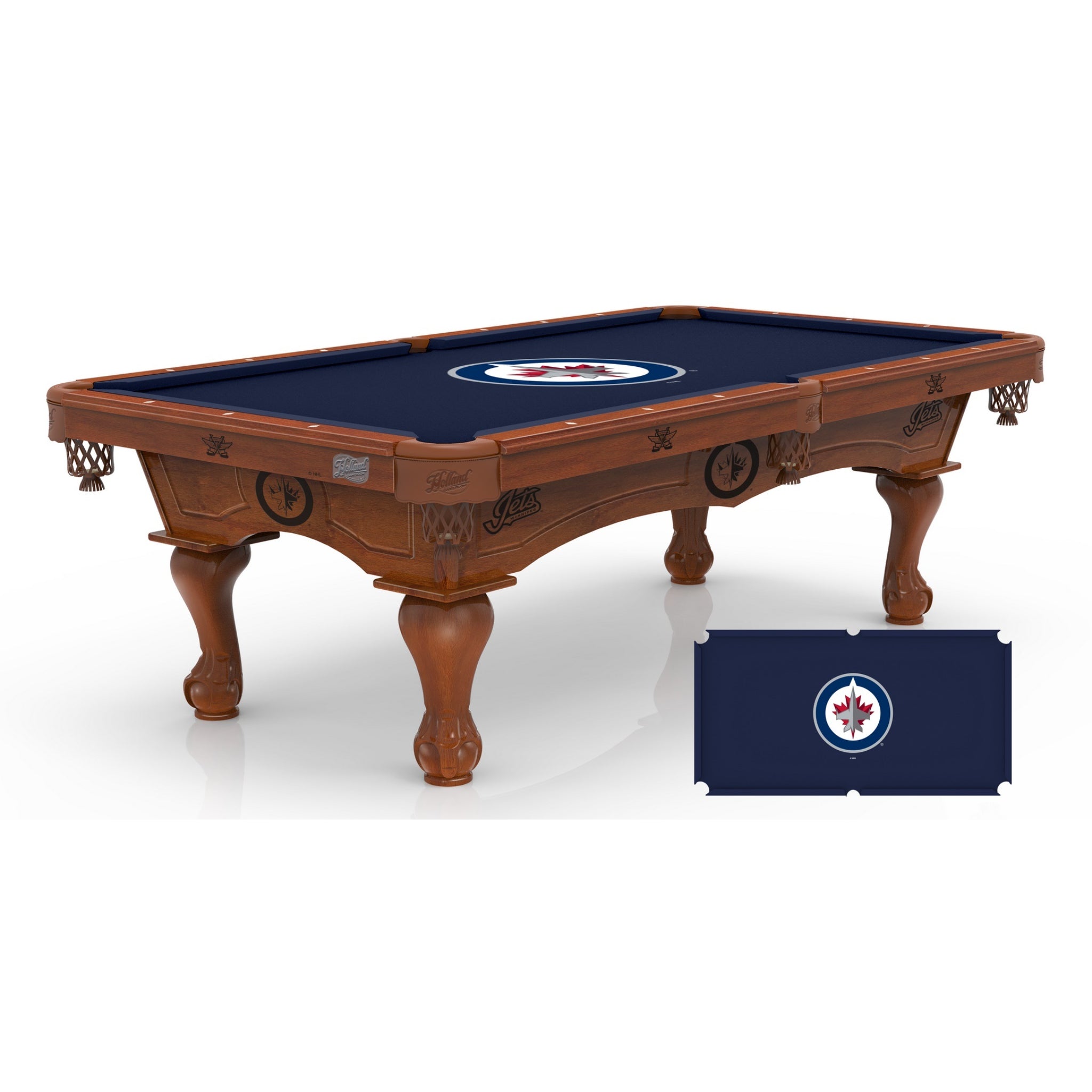 Holland Bar Stool Official Logo Billiard Table - National Hockey League (NHL) Licensed Logos