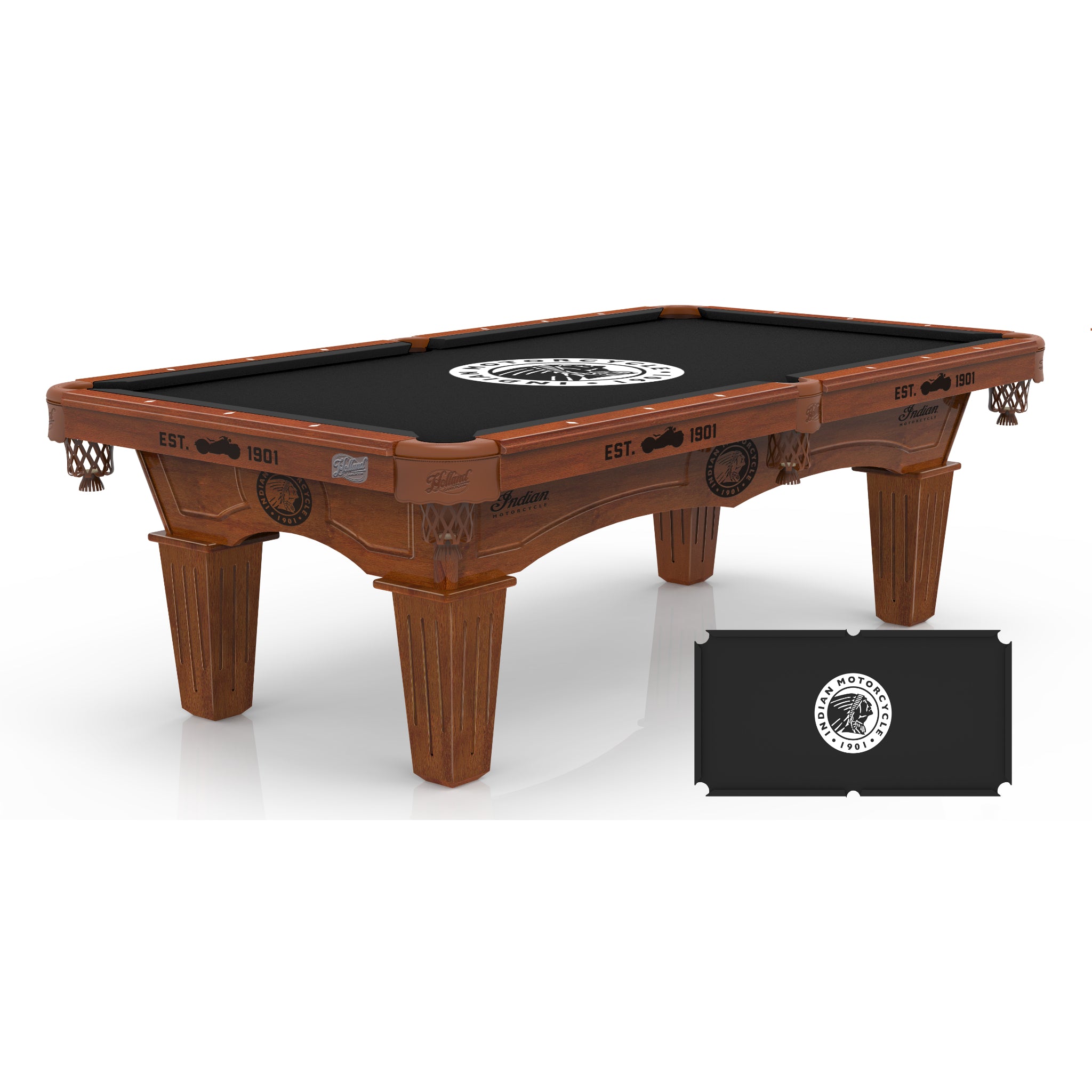 Holland Bar Stool Official Logo Billiard Table - Indian Motorcycle