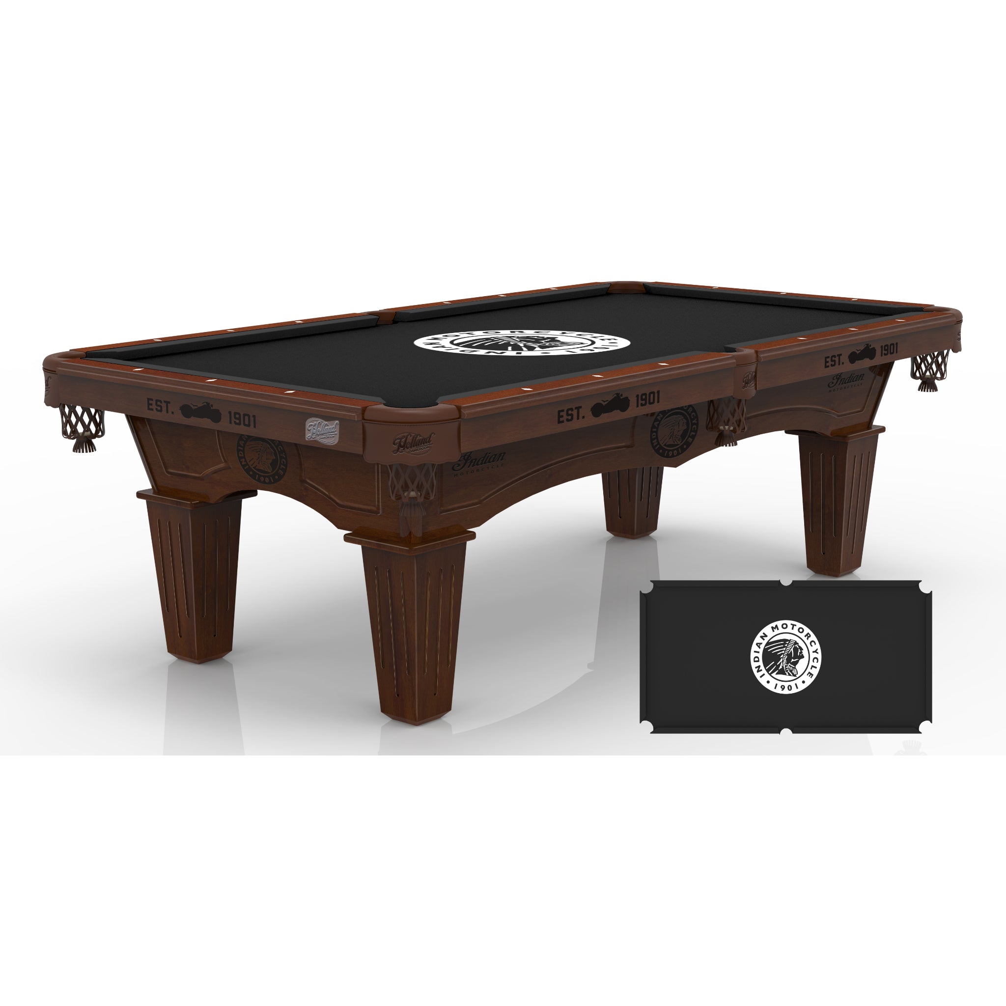 Holland Bar Stool Official Logo Billiard Table - Indian Motorcycle