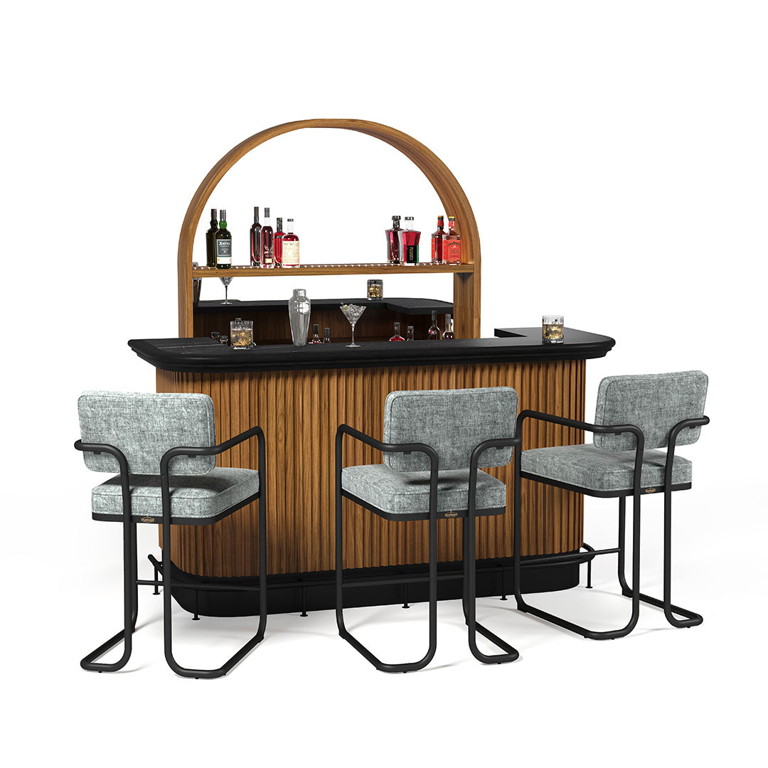 Ram Game Room Prohibition Barstool (PROBSTL2ARM)