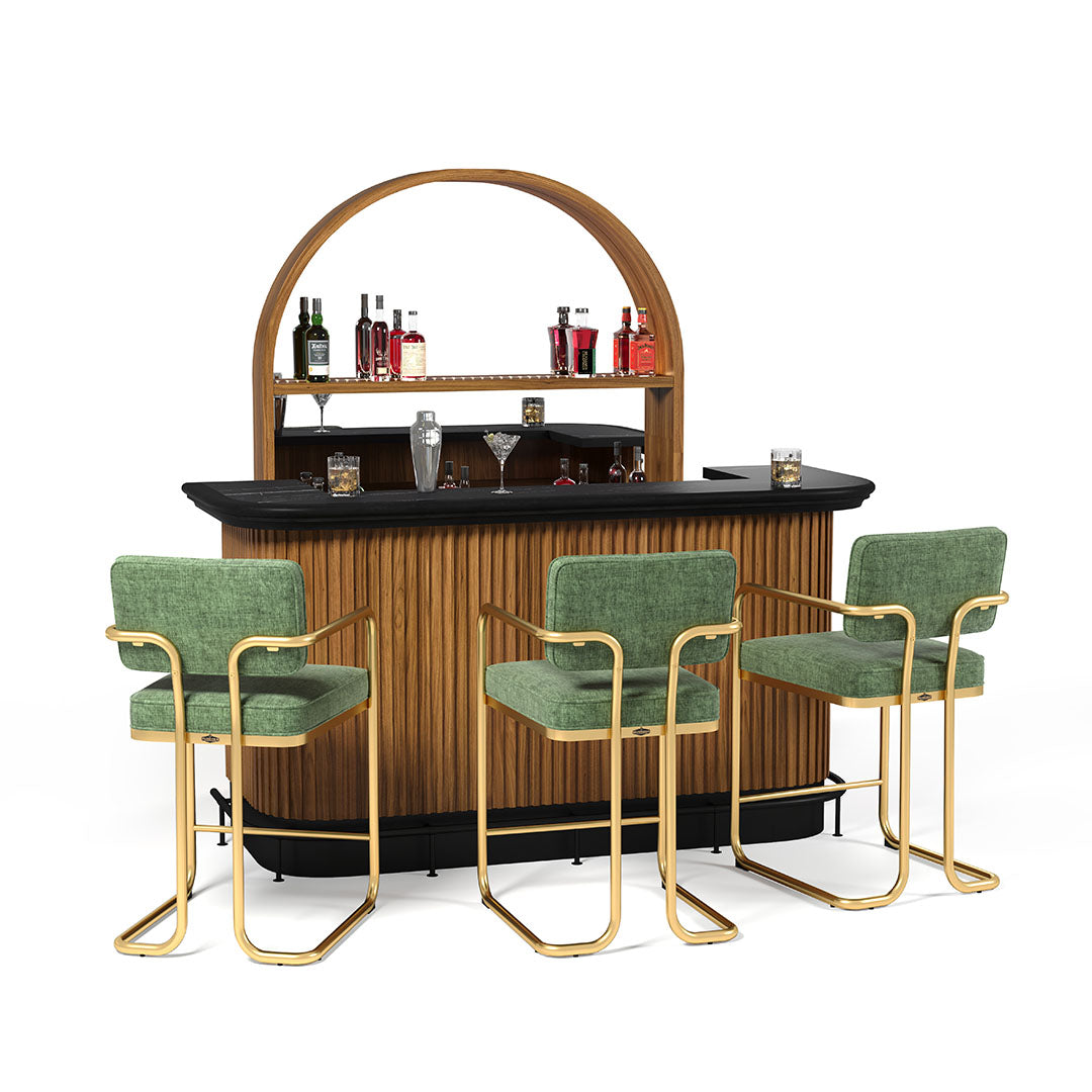 Ram Game Room Prohibition Barstool (PROBSTL2ARM)