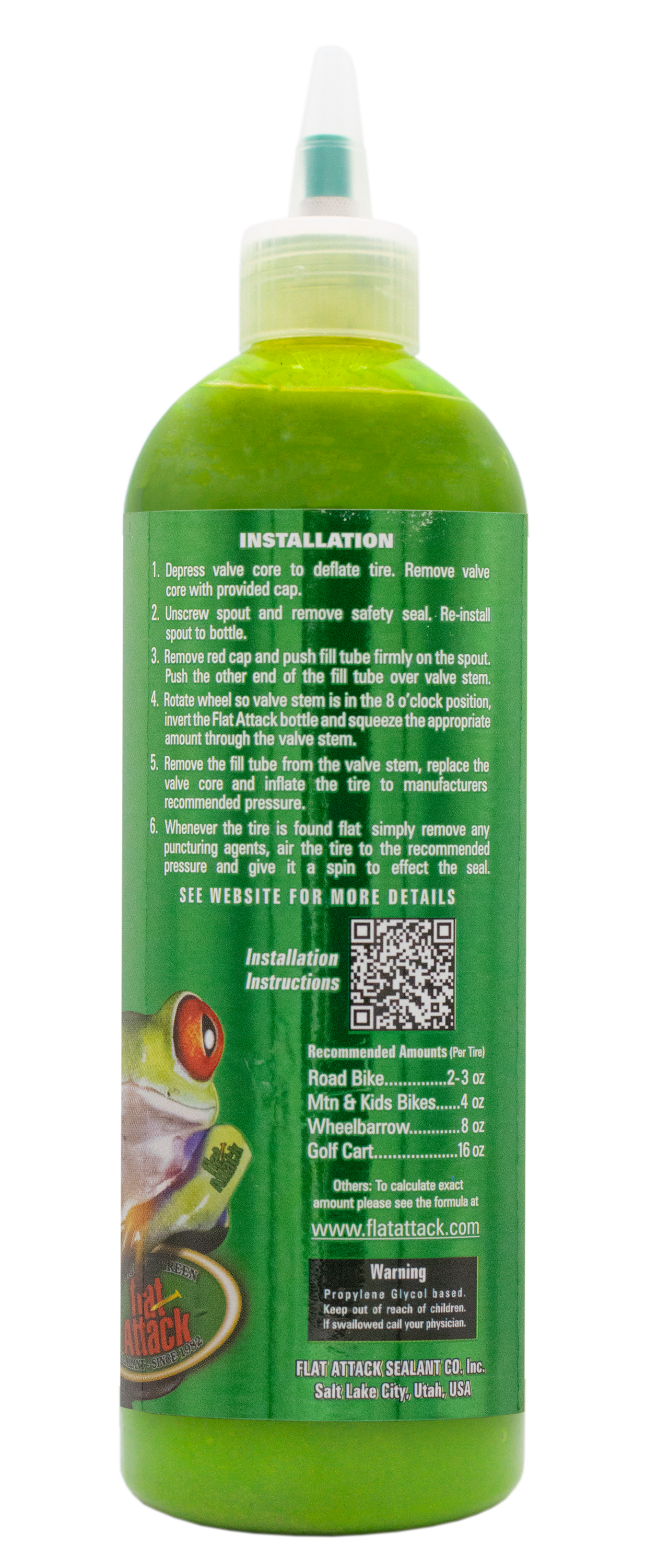 Flat Attack 16oz Bottle