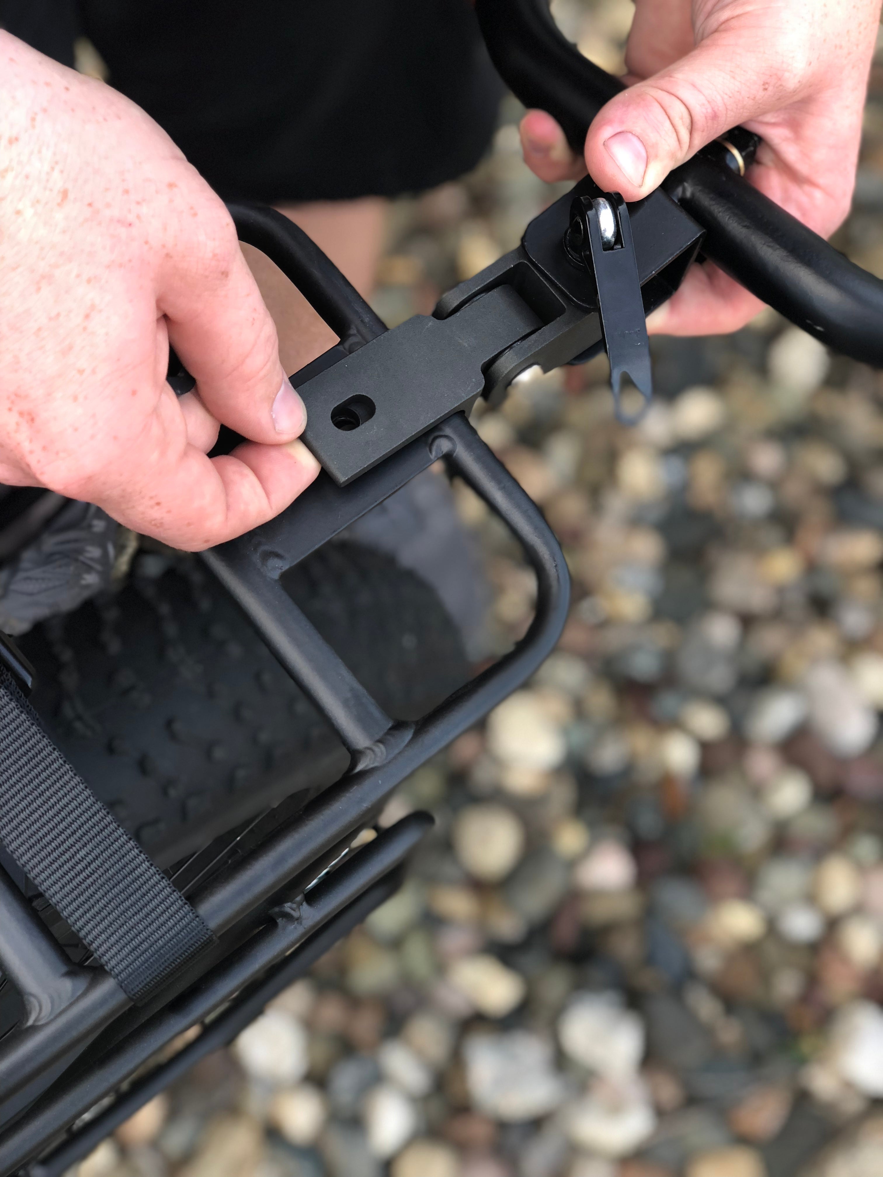 Additional Hitch for Aluminum Bike/Hand Cart