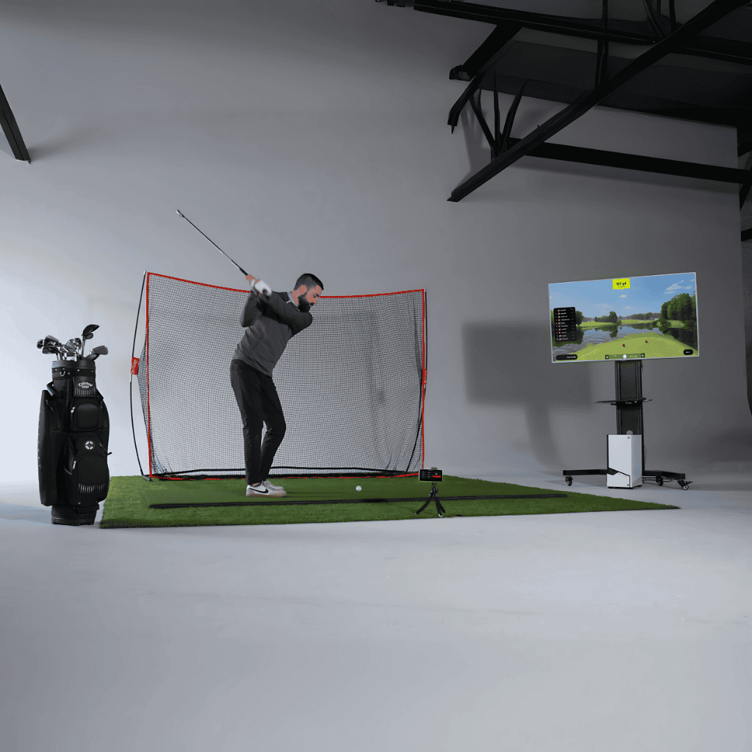 Red Stakes Golf RSG Mobile Starter Bundle (RSG MOBILE + Mat + Net)