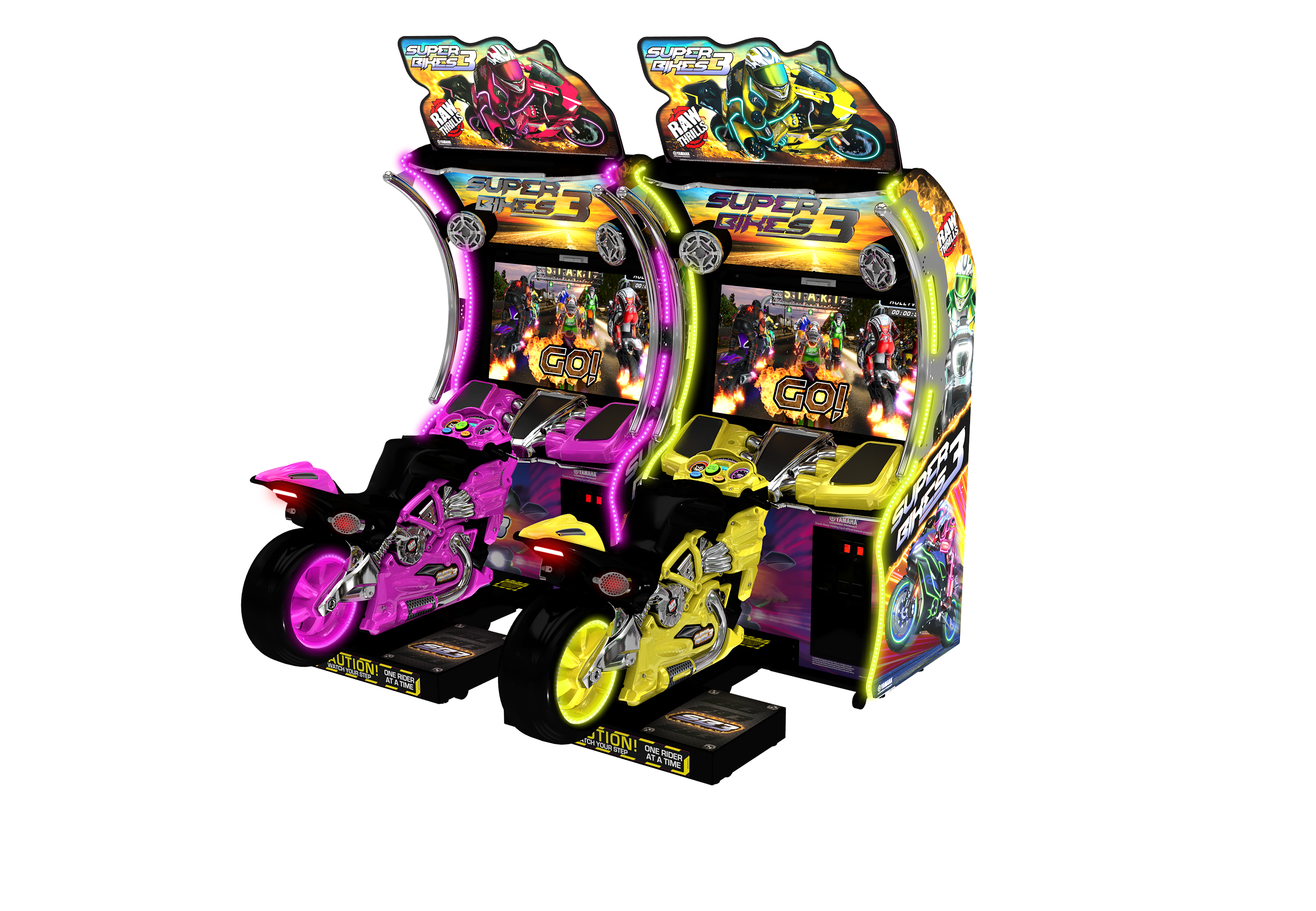 Raw Thrills Super Bikes 3 Racing Arcade Game