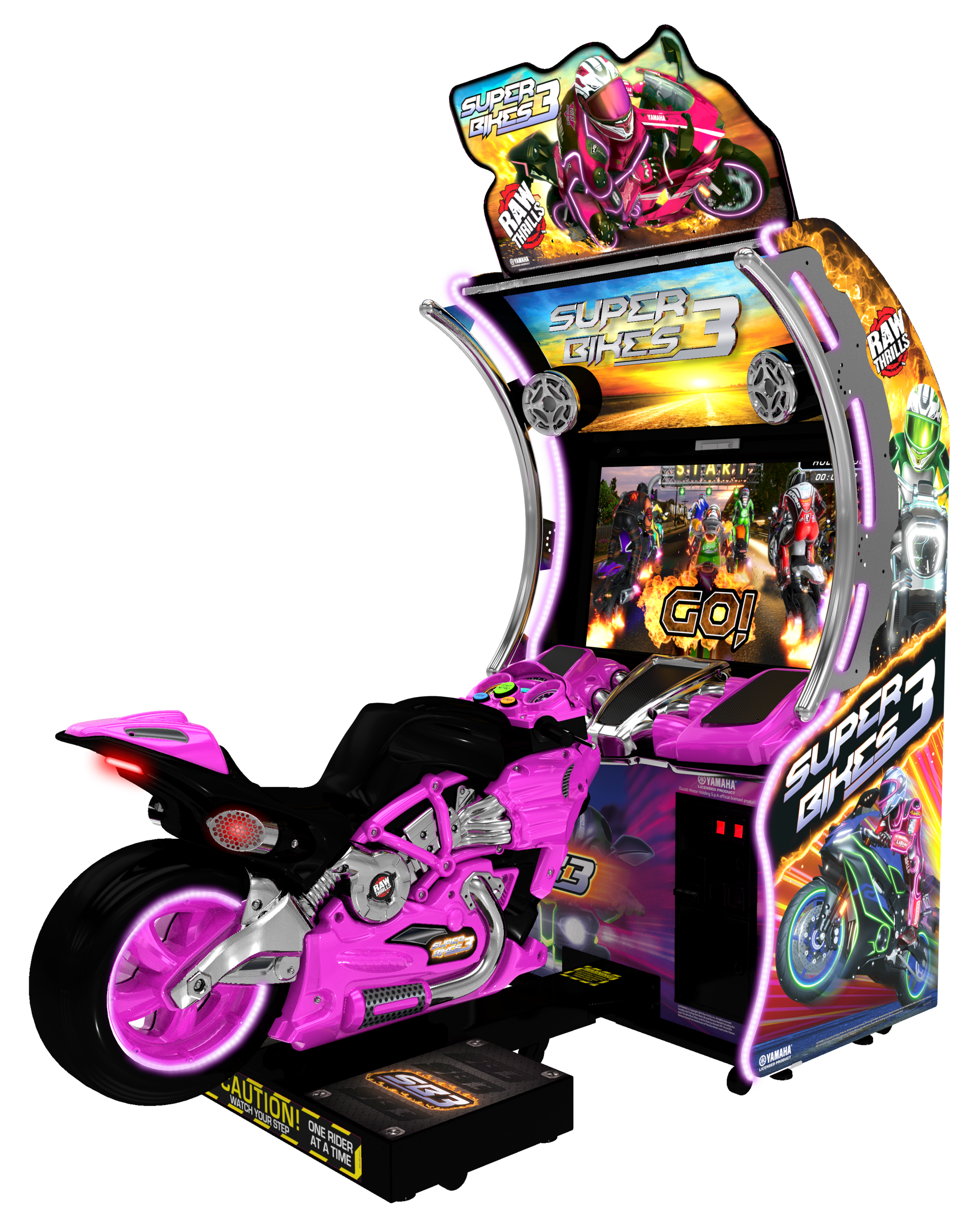 Raw Thrills Super Bikes 3 Racing Arcade Game